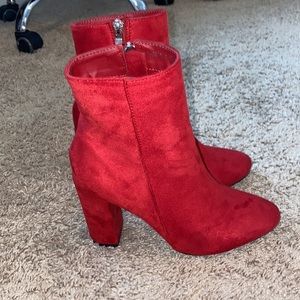 Red booties